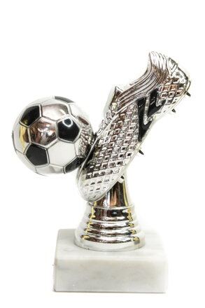 Figúrka Futbal - strieborná kopačka