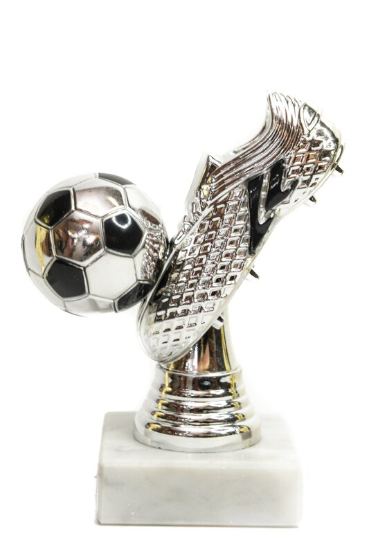 Figúrka Futbal - strieborná kopačka
